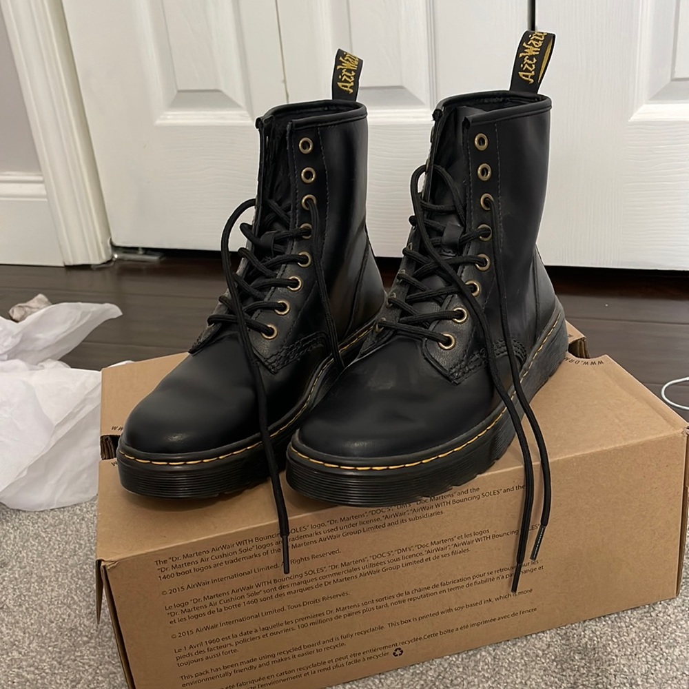 Women’s black Doc Martens
